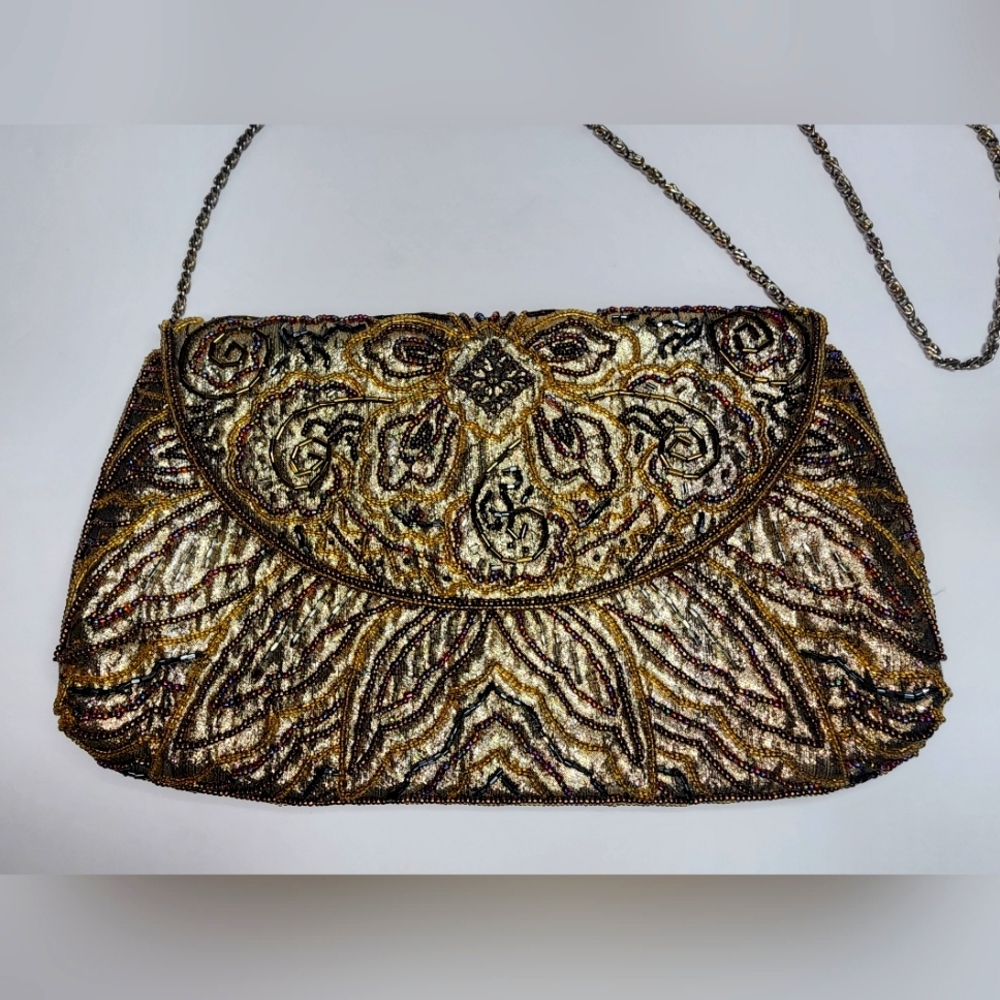 🩷 Stunning Vintage Beaded Purse with shoulder strap 🩷